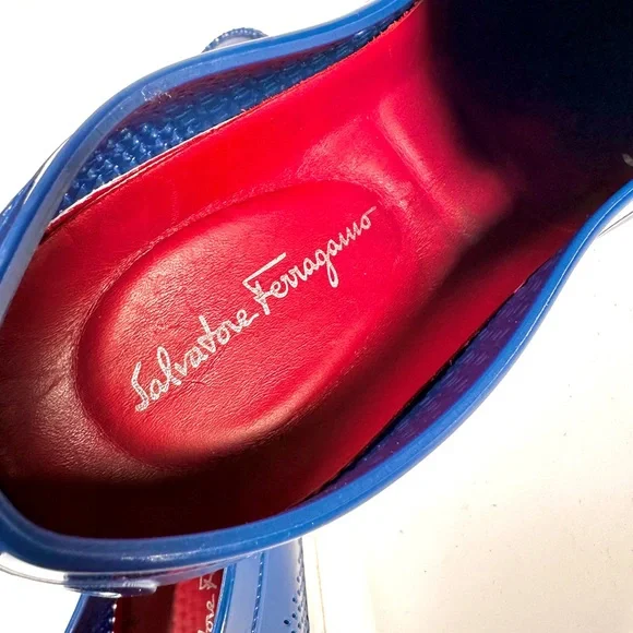 Salvatore Ferragamo Men's Fury 2 Synthetic Loafers/Boat Shoes Size 9 - Picture 11 of 16